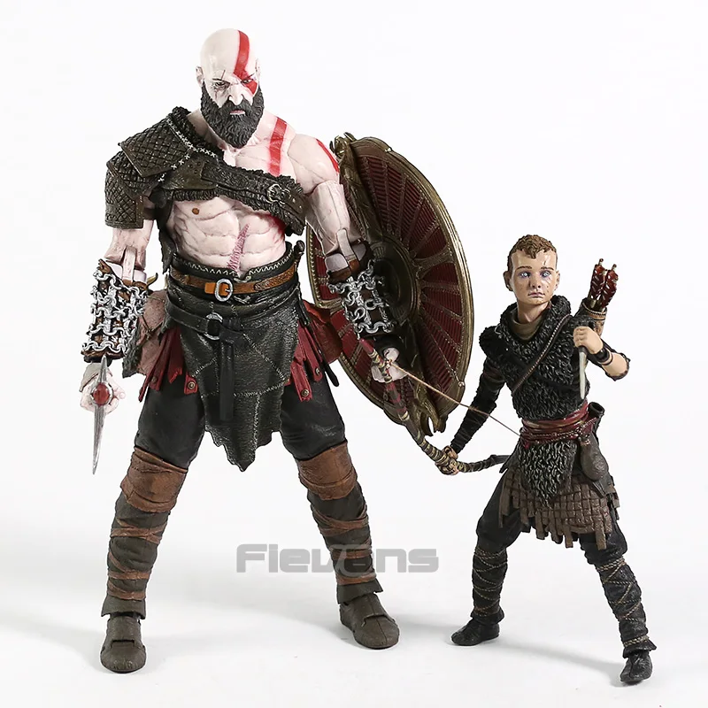 NECA God of War 2018 Kratos & Atreus Ultimate ПВХ экшн фигурка Коллекционная модель игрушка 2 шт. в