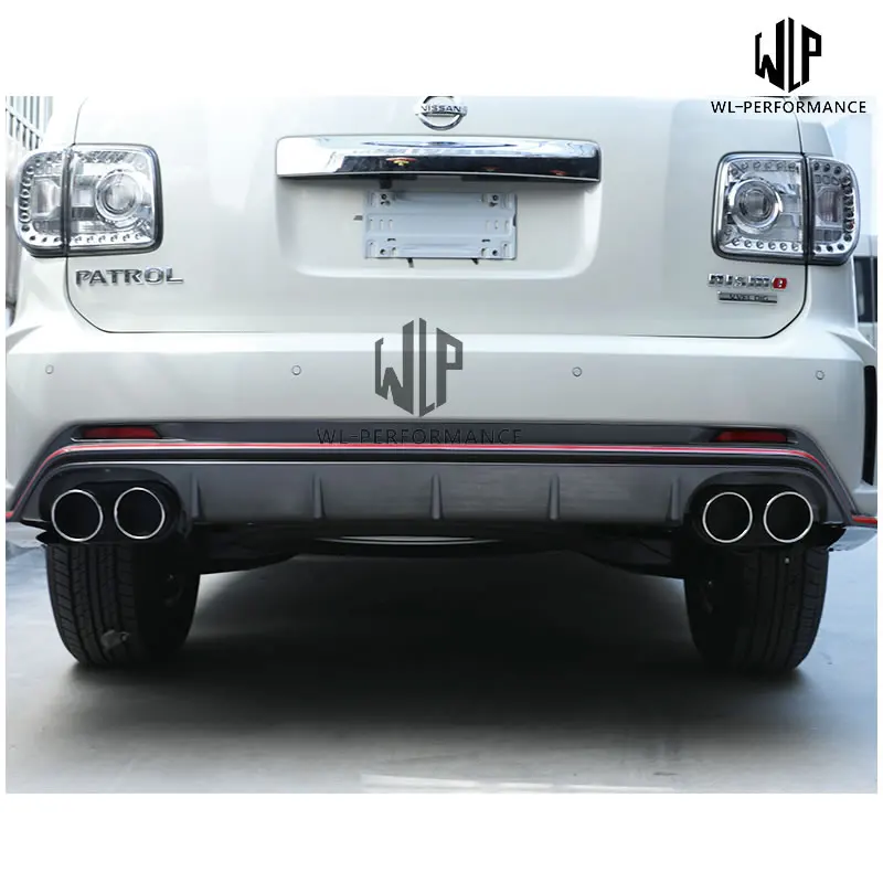 Y62 ABS Неокрашенный комплект кузова автомобиля передний бампер задний боковые