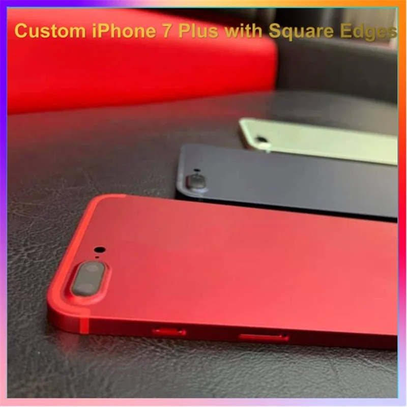 Custom iphone 7 plus with square edges Clearance