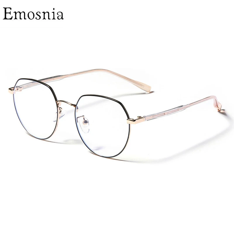 

Очки в металлической оправе для мужчин и женщин, удобные оптические аксессуары в винтажном стиле, с защитой от сисветильник, для компьютера,...