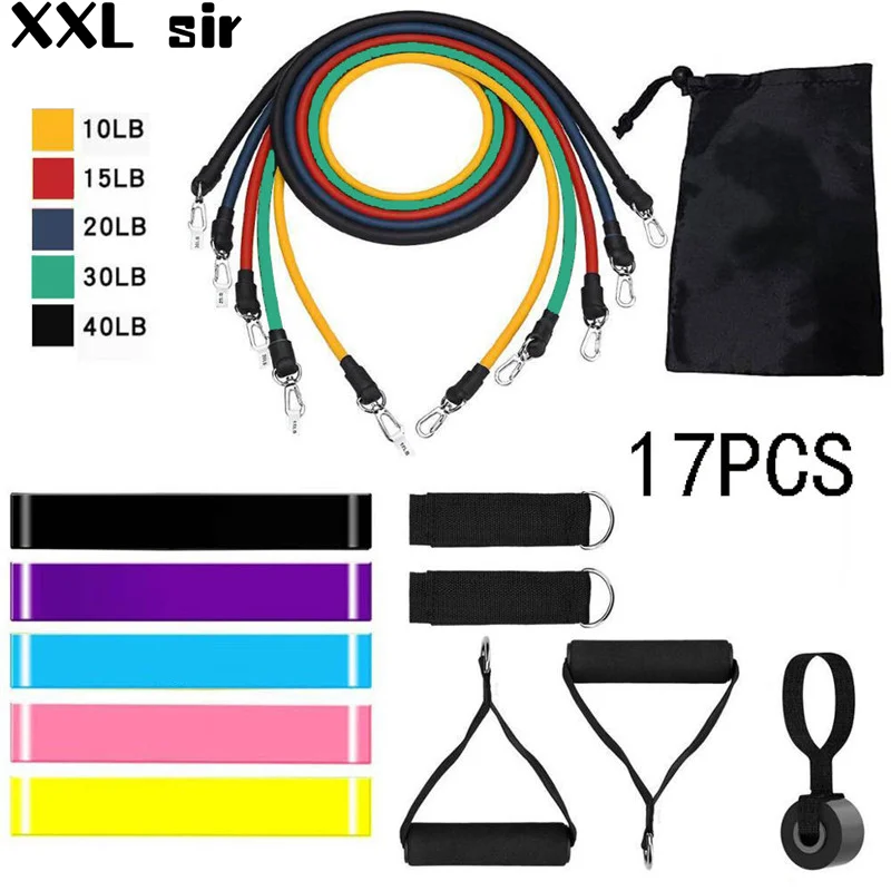 

Латексные Эспандеры для упражнений для женщин и мужчин, фитнес, тренажерный зал, силовая тренировка мышц, Йога, Пилатес, спортивная резинова...