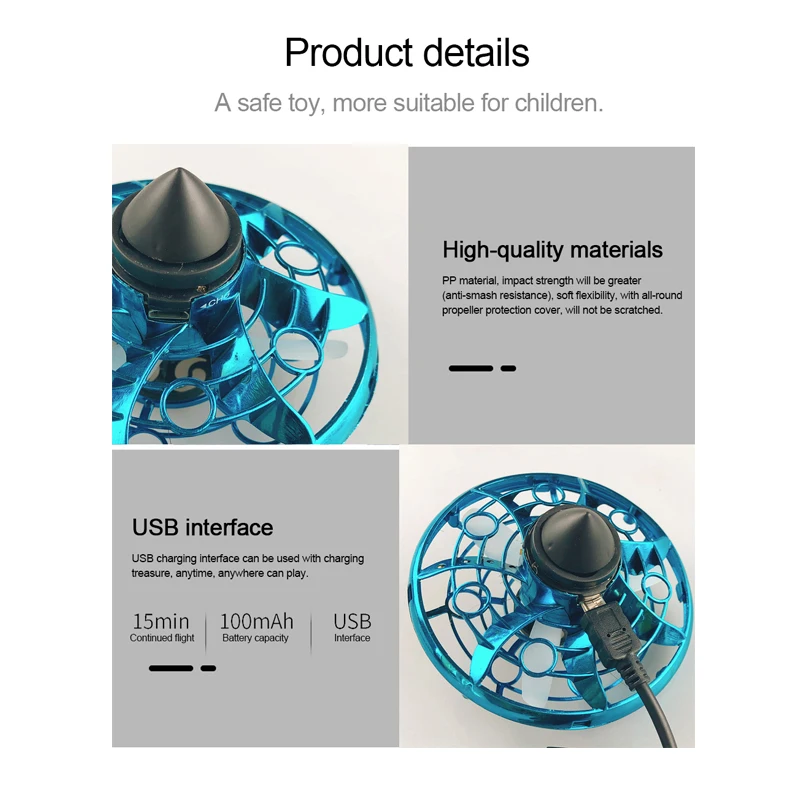 Спортивный Спиннер ZWN F10 летающая игрушка антистресс гироскоп вращающийся