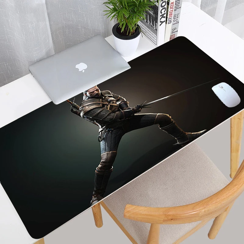 

Wild Hunt XXL Mouse Pad Anime Gabinete Gamer Computer Mousepad Gaming Accessories Tablet Varmilo Keyboard LOL CSGO Mausepad