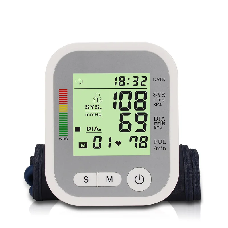 Домашний медицинский измеритель артериального давления пульса портативный