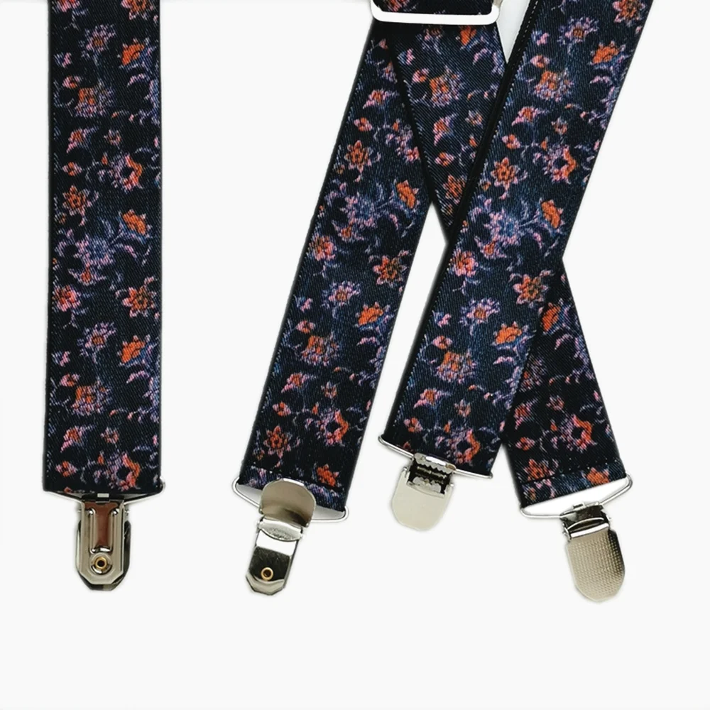 Подтяжки с цветочным принтом пиона шириной 3 5 см мужские подтяжки для мальчиков