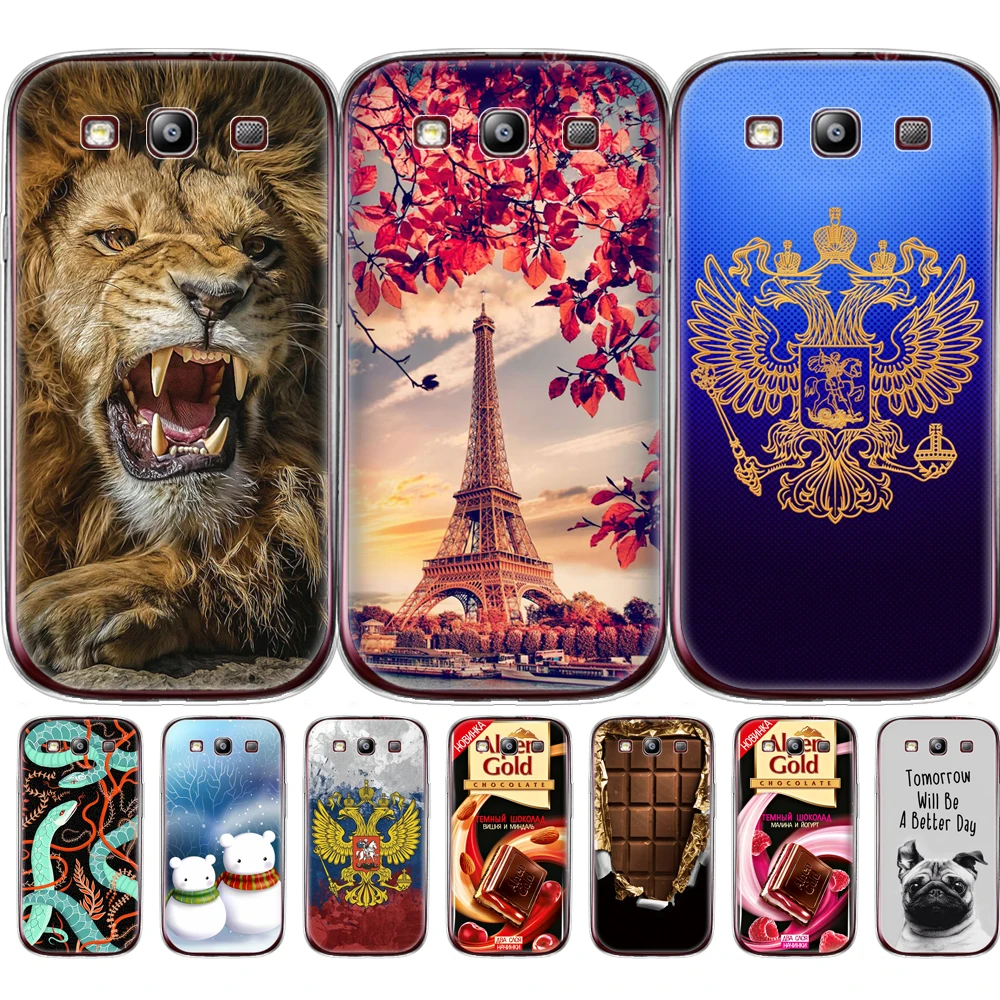 Силиконовый чехол для Samsung Galaxy S3 мягкий ТПУ телефона i9300 fundas прозрачный защитный