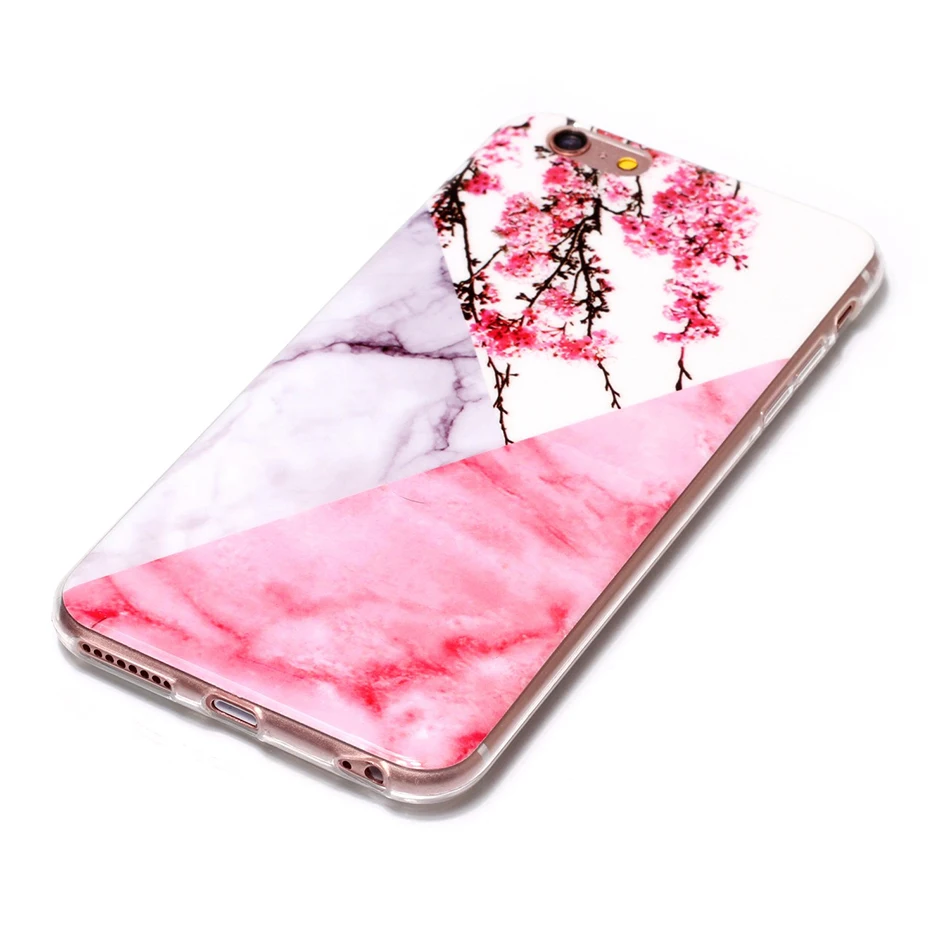 Мраморный Мягкий ТПУ IMD силиконовый чехол для iPhone XS Max XR X 4 4S 5 5C 5S SE 6 6S 7 8 Plus Fundas Coque для iPod Touch 5 6 Cover B02