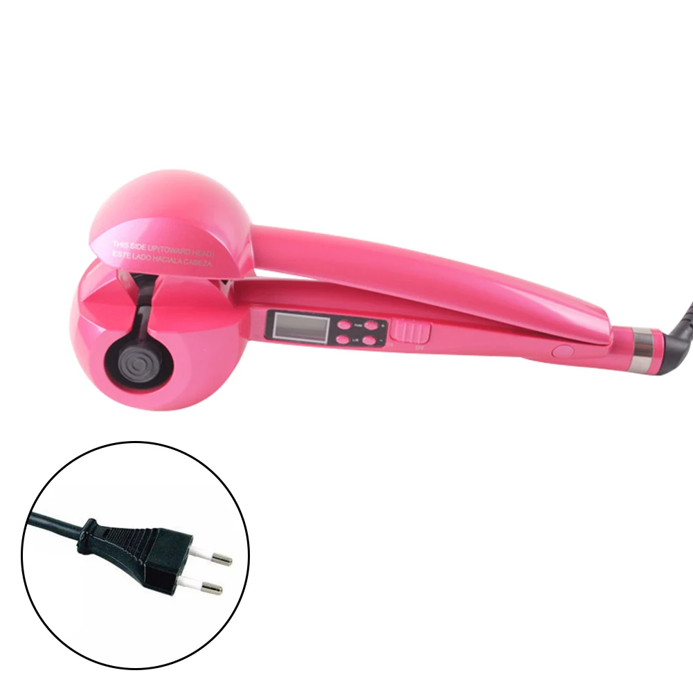 Профессиональные ЖК Автоматические щипцы для завивки волос Волнистые стайлер