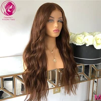 wigs for women human hair 13x413x6 lace front wigs light auburn brown color natural wave frontal remy hair 150 glueless hair