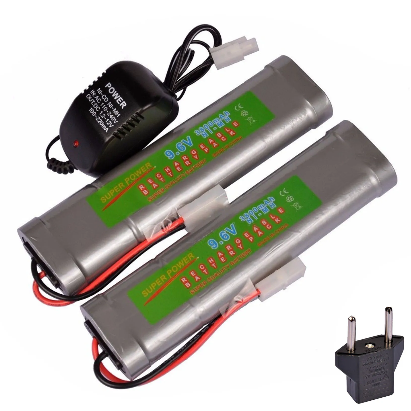 2x9 6 V NiMH 3800mAh аккумуляторная батарея штепсельная вилка Tamiya + зарядного устройства |