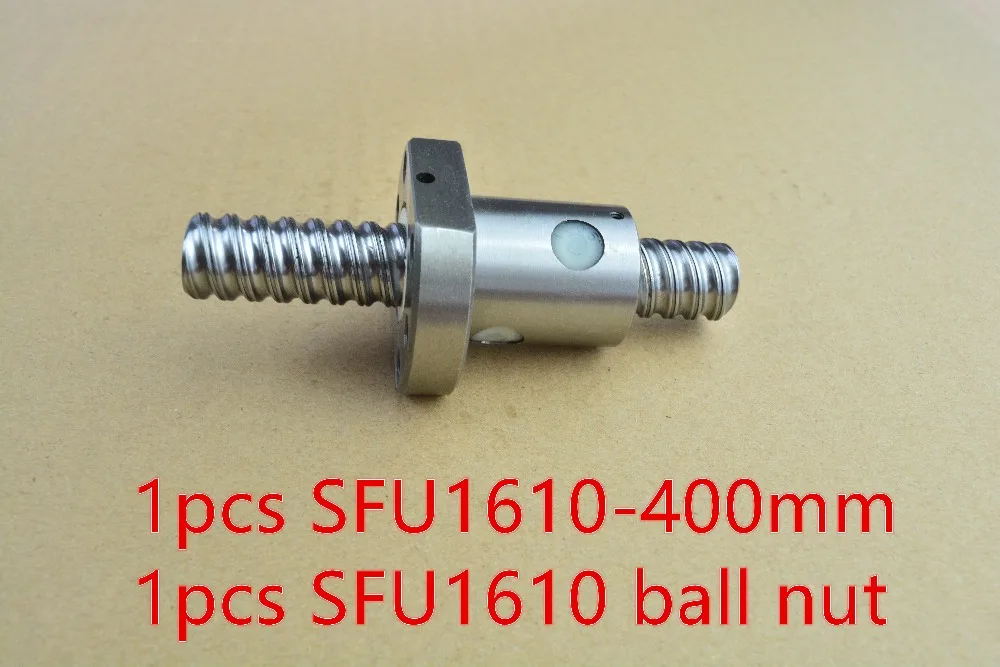 Шаровой винт SFU1610 длина 400 мм с 1 гайкой диаметром 16 свинец 10 мм|screw screw|screw machinescrew ball