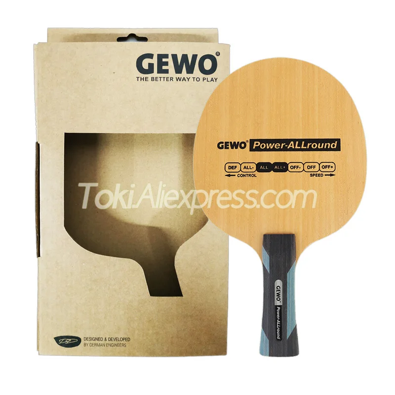 Ракетка для настольного тенниса GEWO Power Allround (все и все +) 5 слойная деревянная