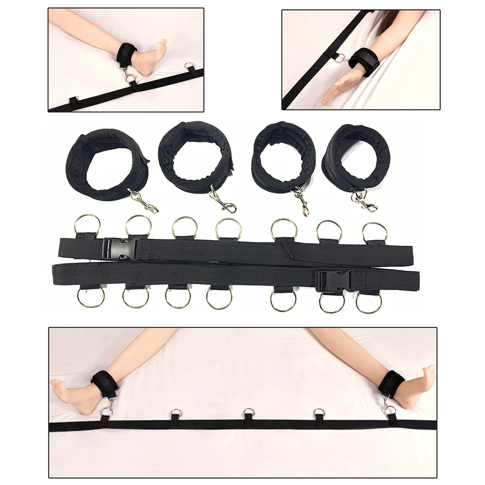 Секс-игрушки кровать БДСМ телефон открытые ноги набор для связывания пары фетиш