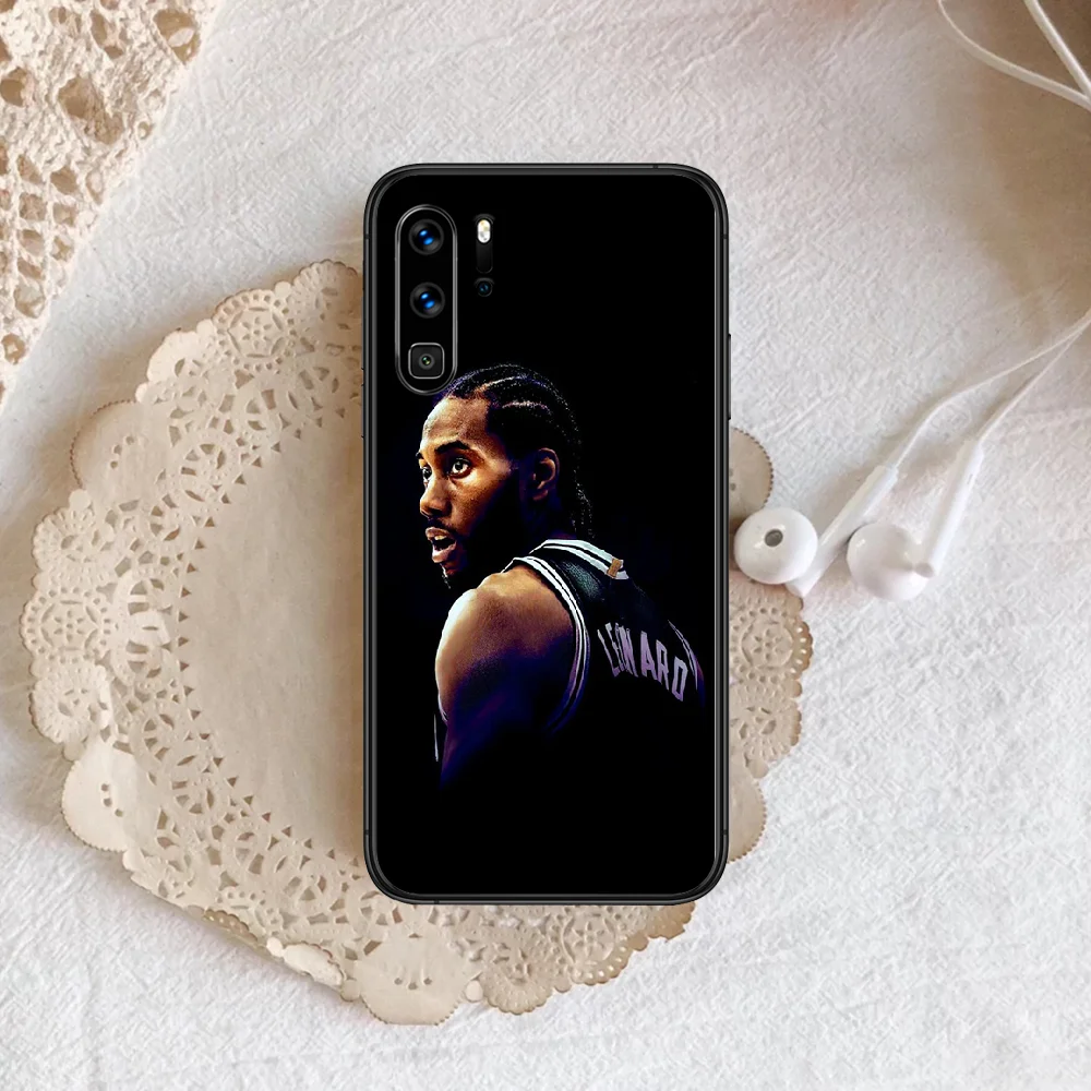 

Kawhi Leonard Phone Case For Huawei P Mate 10 20 30 40 Lite Pro smart Z 2019 nova 5t black Hoesjes Soft Cover Trend Bumper