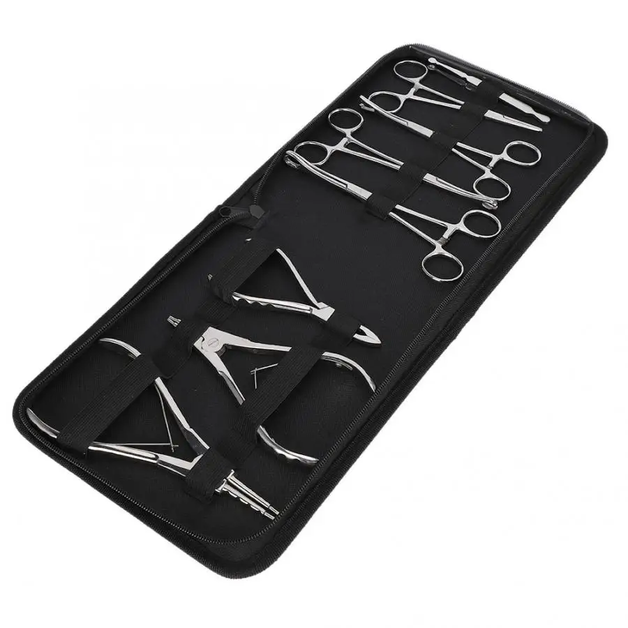 8 шт. профессиональные комплекты для пирсинга из нержавеющей стали | Красота и