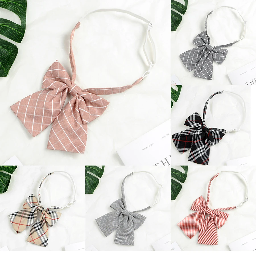 

Striped Ladies Bowtie Classic Shirts Bow Tie For Women Business Wedding Bowknot Plaid Bow Ties Butterfly Girls Suits Bowties