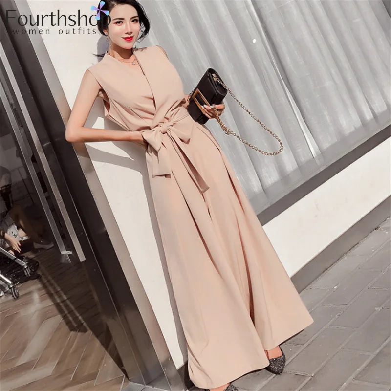 Женский свободный комбинезон на завязках черные или красные комбинезоны с