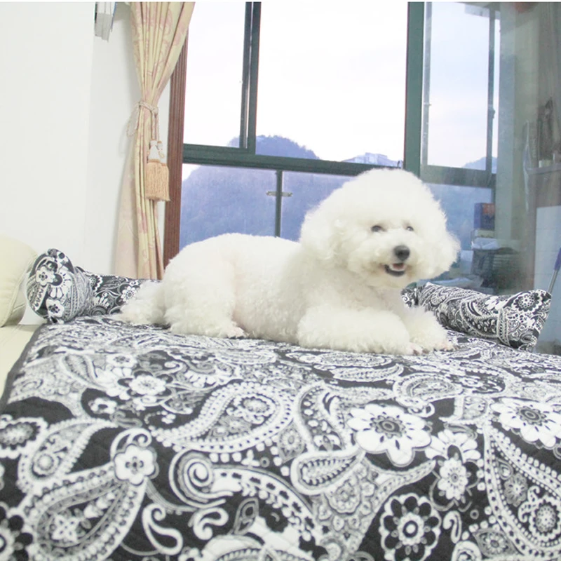 Кровати для домашних животных теплые мягкие диваны одеяло щенка коврик стула с