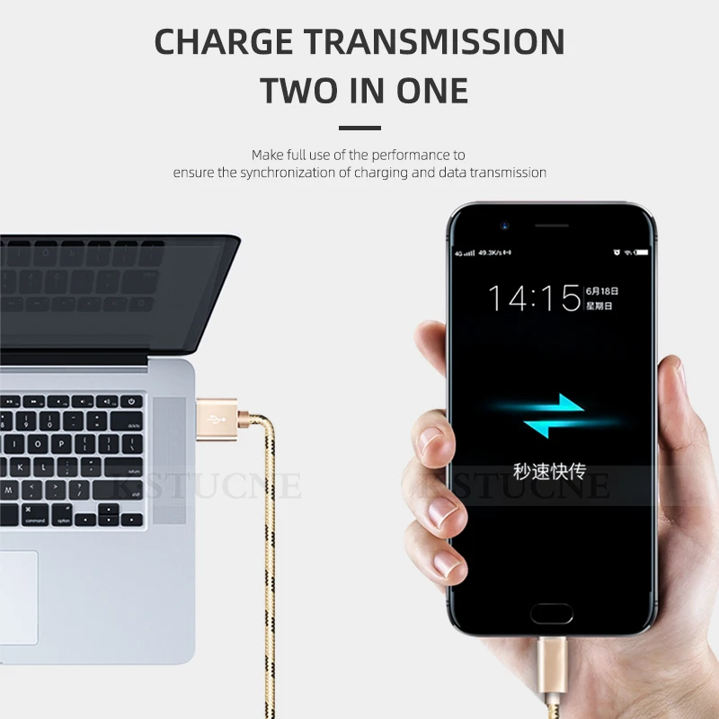 Usb type-C кабель 2.4A Быстрая зарядка type-C нейлоновый USB кабель для samsung S9 S8 Note 9 8 huawei Xiaomi Redmi Note 7 USB C шнур для передачи данных