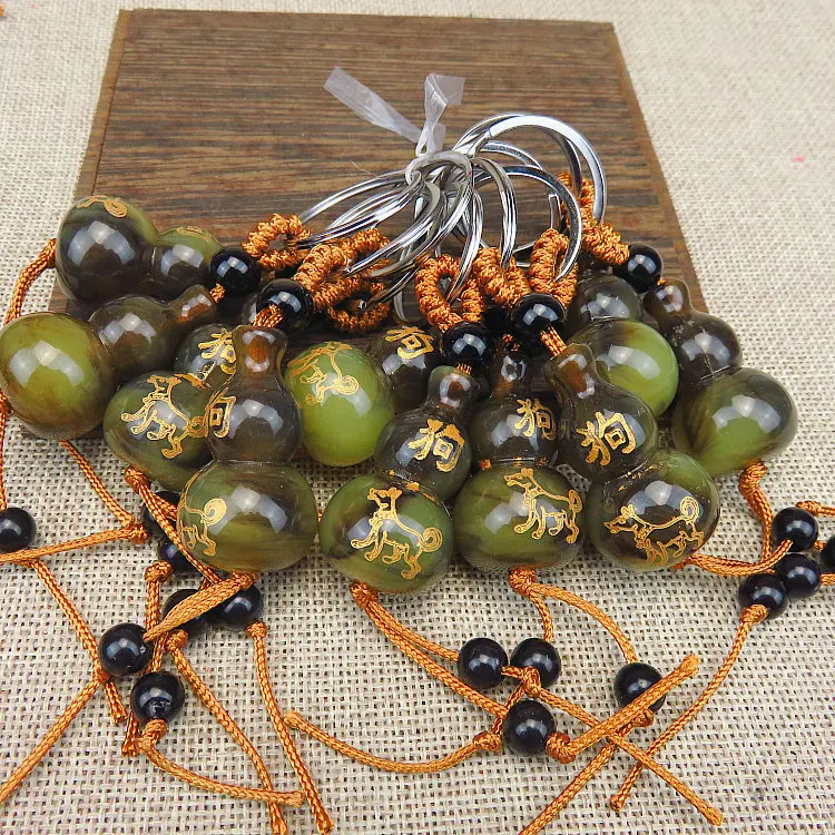 Подвеска с имитацией китайского знака зодиака подвеска пряжкой для ключа в виде