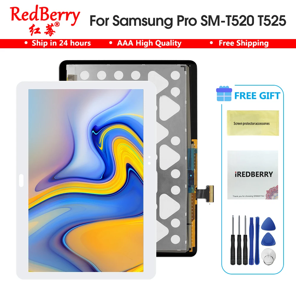 Новинка ЖК дисплей 10 1 дюйма T520 для Samsung Galaxy Pro SM T525 с матрицей и дигитайзером