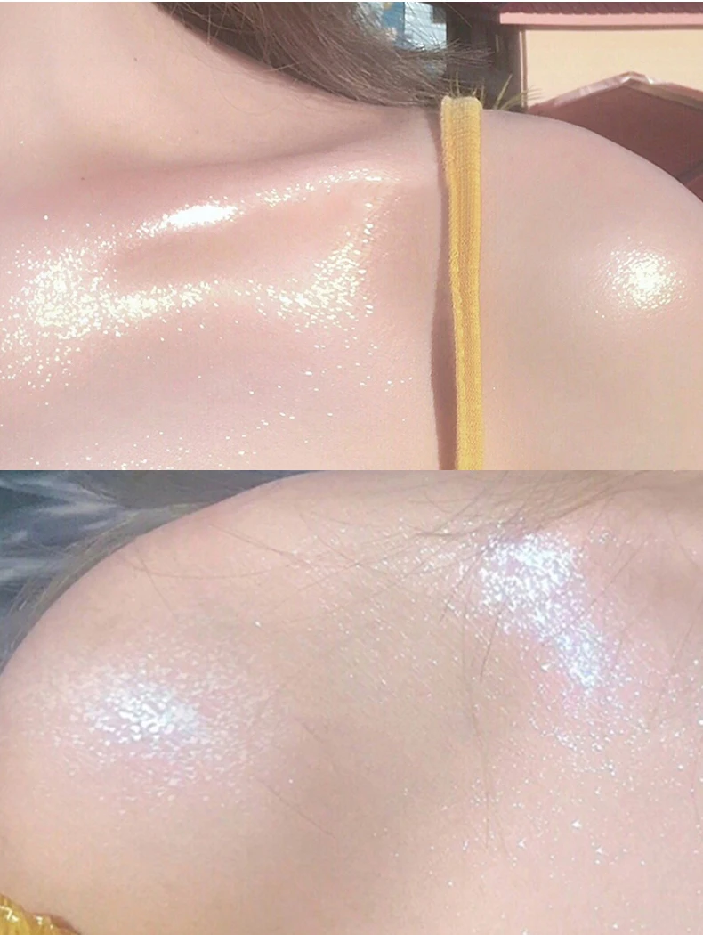 Гелевые тени для век 7 цветов жидкие монохромные блестящие с высокой подсветкой