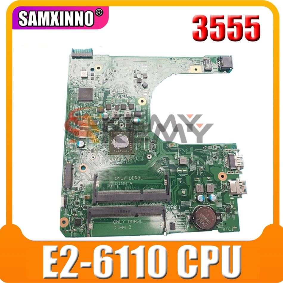 

Original Laptop motherboard For DELL Inspiron 3555 E2-6110 CN-0517DH 0517DH 15276-1 EM6110 CPU Mainboard