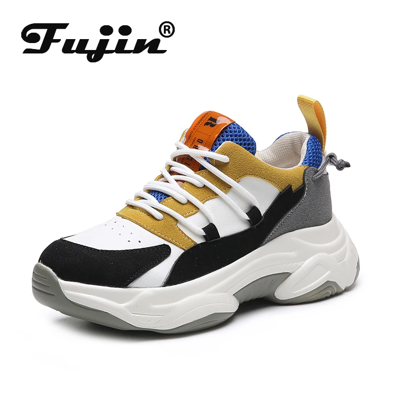 Fujin/Женская обувь Сезон весна Модная на толстой подошве Прямая поставка Дышащие