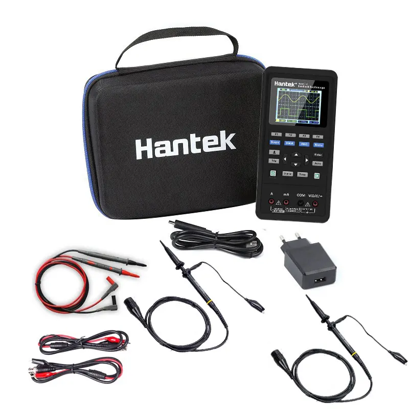 Цифровой осциллограф Hantek 3 в 1 генератор сигналов мультиметр USB 2 канала 40 МГц 70 ЖК
