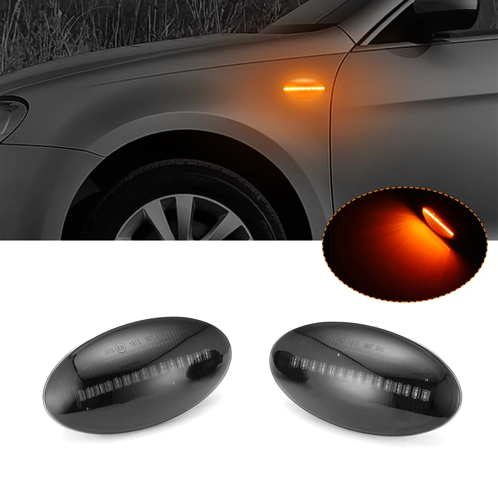

New LED Dynamic Turn Signal Indicator Light For Suzuki Swift Alto SX4 Jimmy Vitara 2Pcs Side Marker Blinker Lamp Car Light 2021