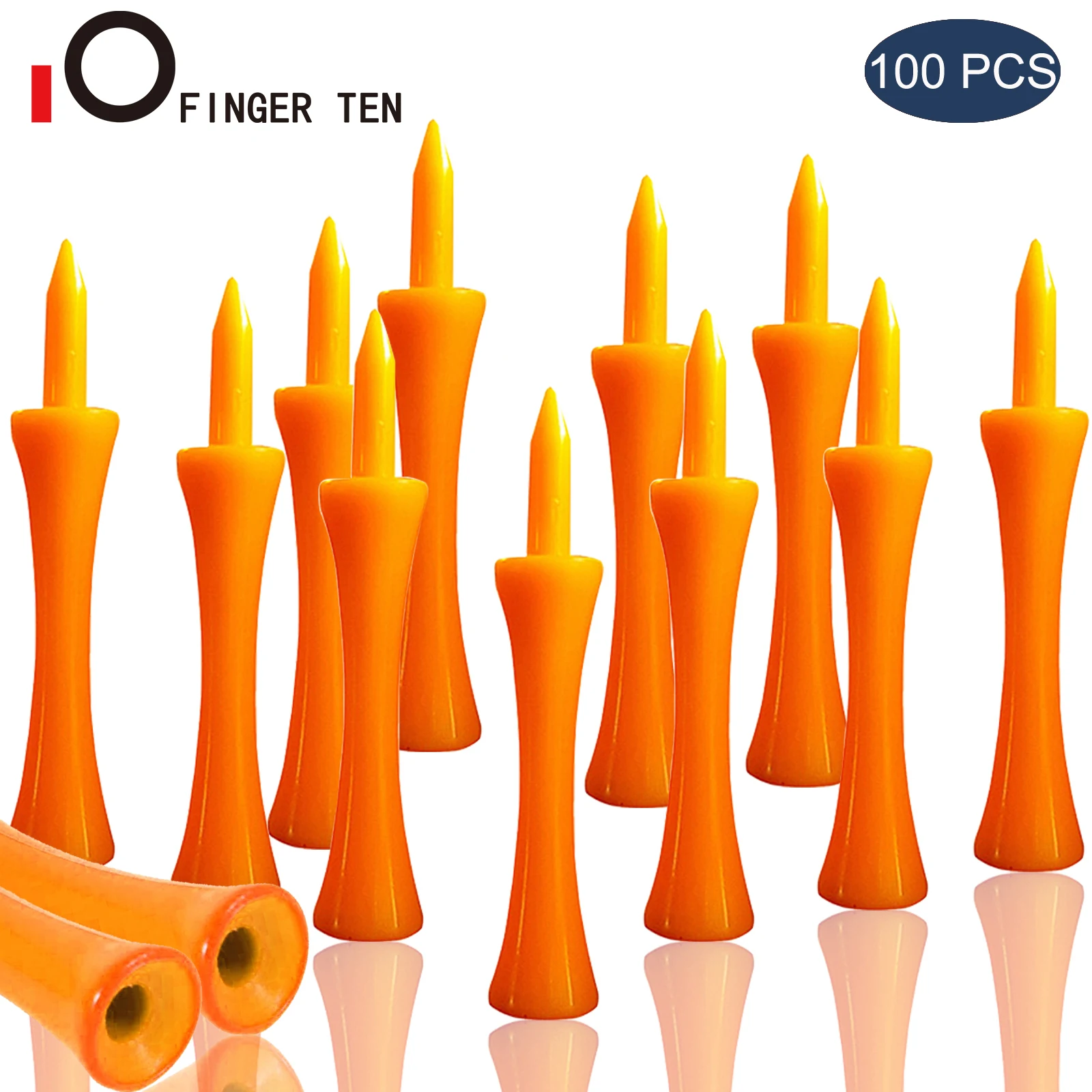 Пластиковые Тройники для тренировок и гольфа 100 шт. длина 32 мм 39 45 51 58 70 Небьющийся