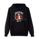 Мужская хлопковая флисовая толстовка с капюшоном, толстовка с капюшоном, свитшот с надписью Circle Of Trust-Rider King и надписью Charles Spaniel, уличная одежда в стиле Харадзюку