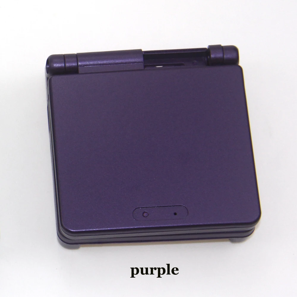 purple Полный Набор сменных корпусов, Чехлы, набор запасных частей для игры-boy Gba Advance SP Games - Цвет: purple