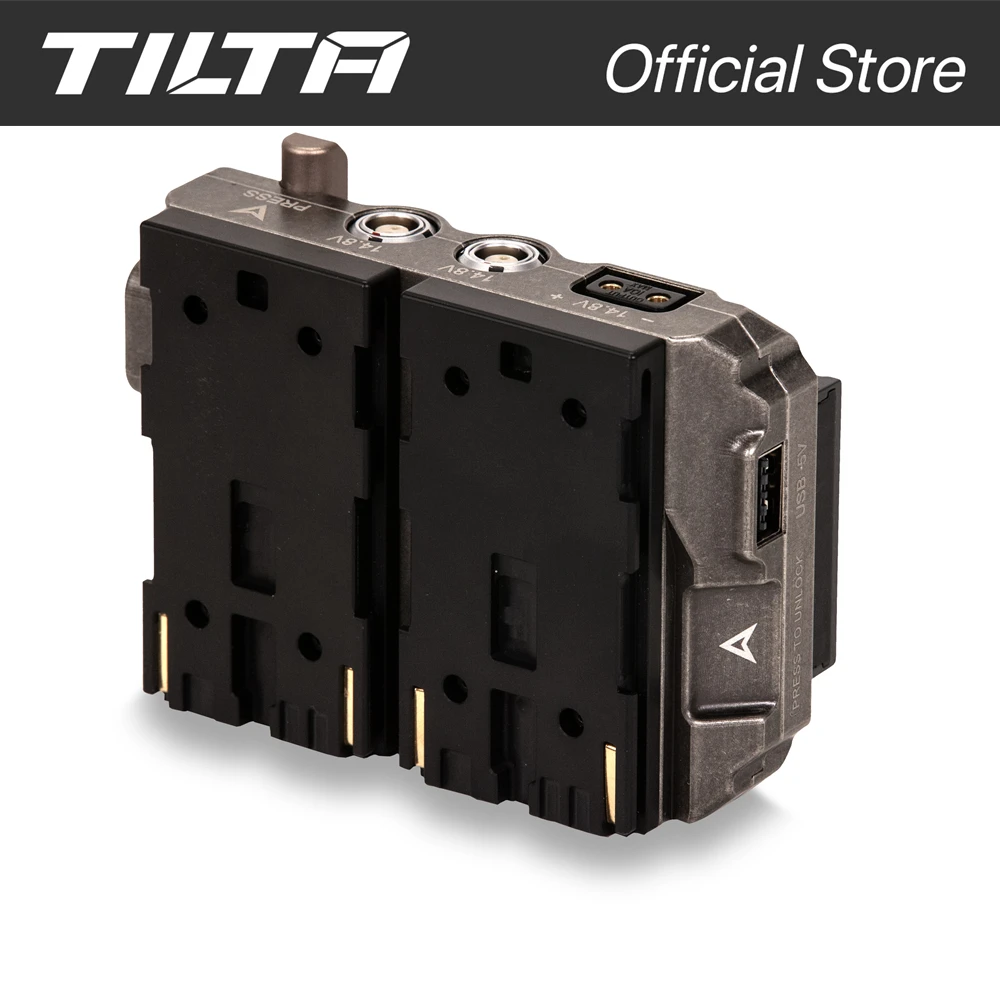 TILTA TA-T08-BPV двойной Canon BP к V Mount Adapter Battery Plate для RED Komodo Gold | Электроника
