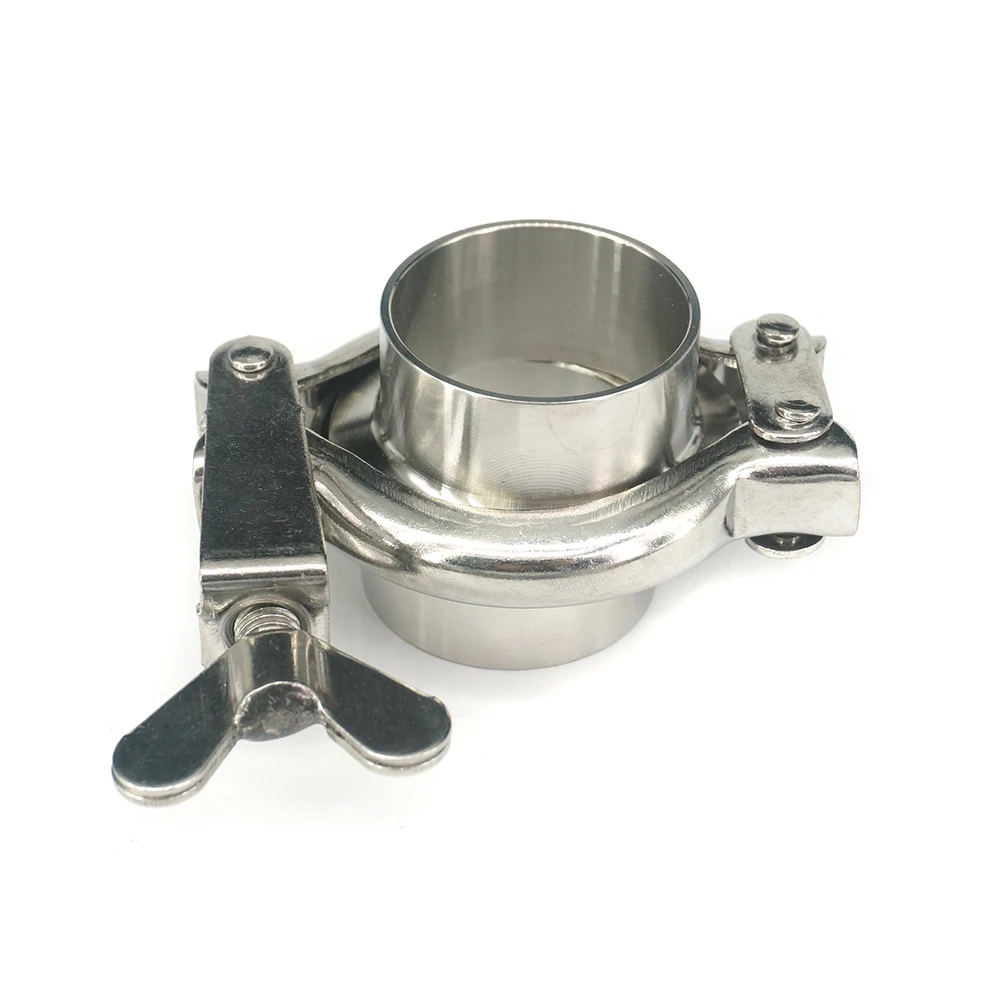 38 мм санитарный фланцевый трубопровод со сварным наконечником + тройной зажим 1 5