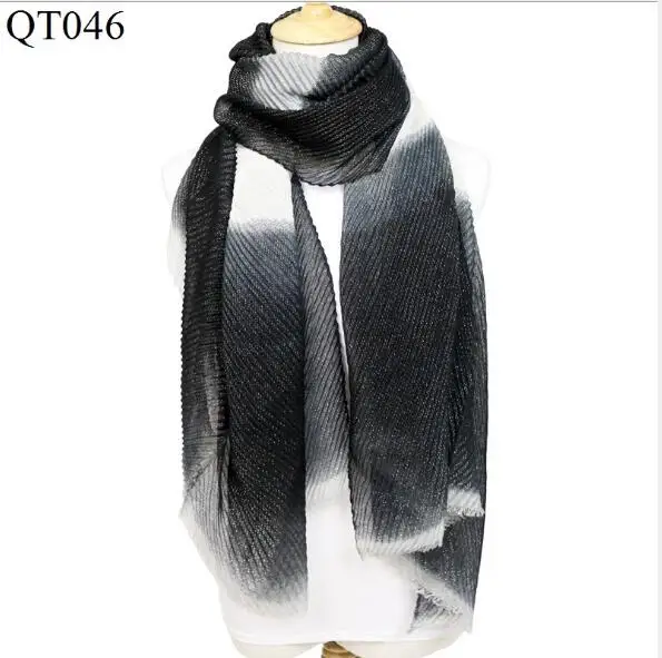 

M4 High quality plain crinkel viscose hijab wrap shawls women scarf scarves long wrap headband 180*90cm