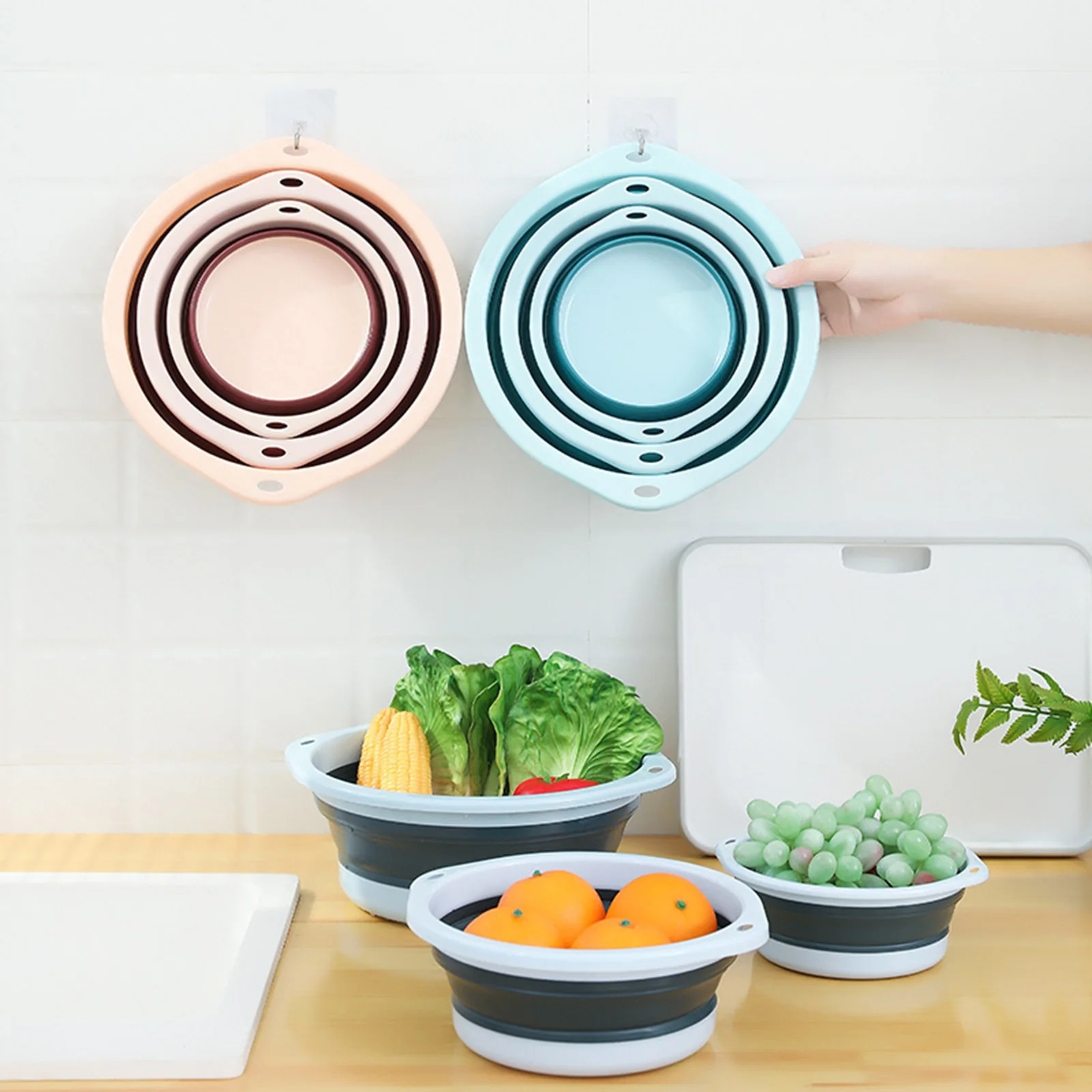 

Portable Folding Washbasin Household Plastic Laundry Tub Travel Thickened Large Wash Basin Plastic Basin Dropshipping Wholesale