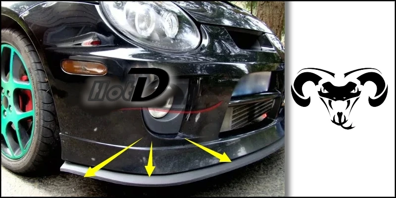 Дефлектор губ NOVOVISU для бампера Dodge Caravan Ram C / V юбка переднего спойлера