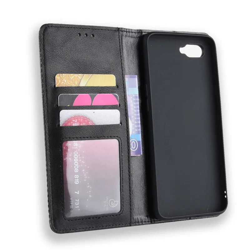 Чехол-книжка OPPO RX17 Neo роскошный чехол с тисненым бумажником для телефона из