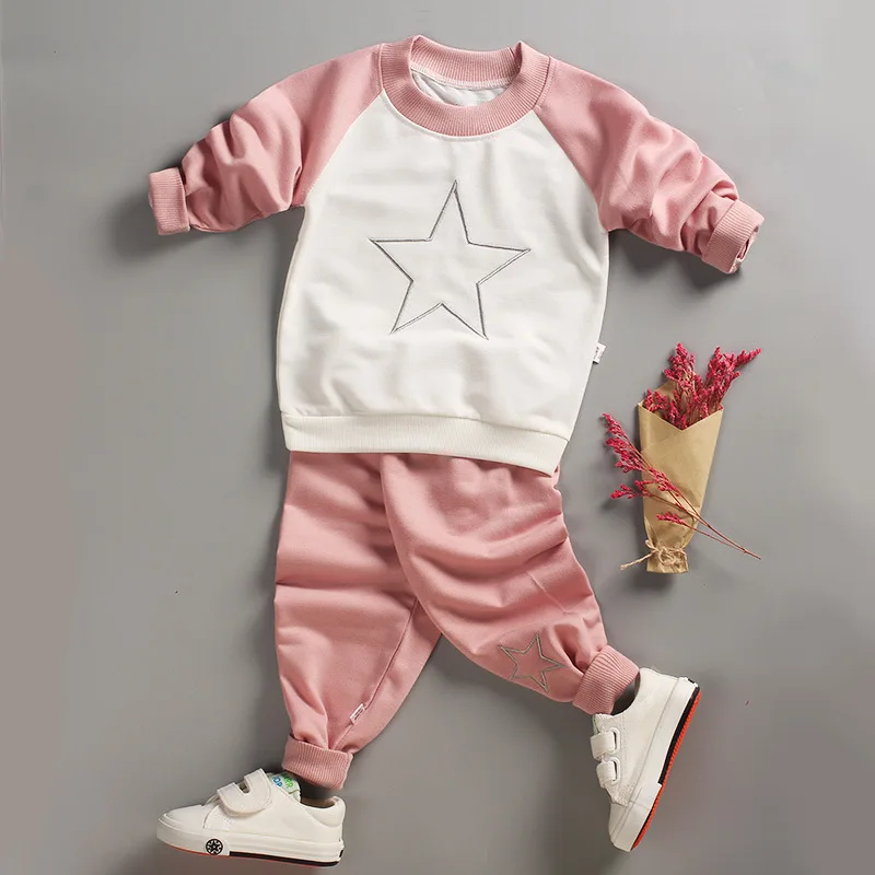 Весенне летние комплекты детской одежды для маленьких девочек и мальчиков