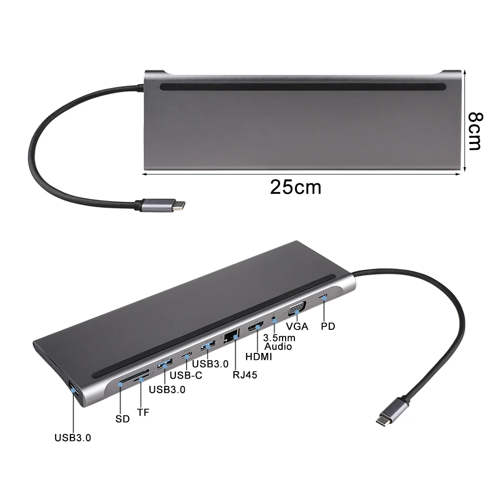 Usb хаб для MacBook Pro Аксессуары usb C концентратор нескольких USB 3 0 HDMI адаптер док