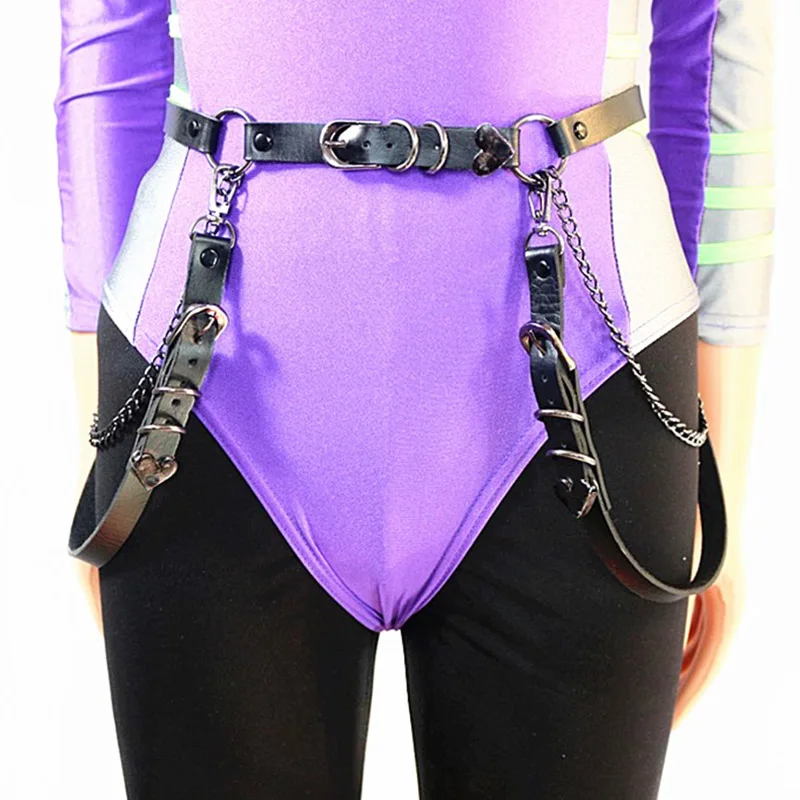 

Punk Gothic Leather Women Belts Harajuku Harness Belt Body Waist Strap Jk Dress Jeans Slim Bondage Cool Sexy Waistband