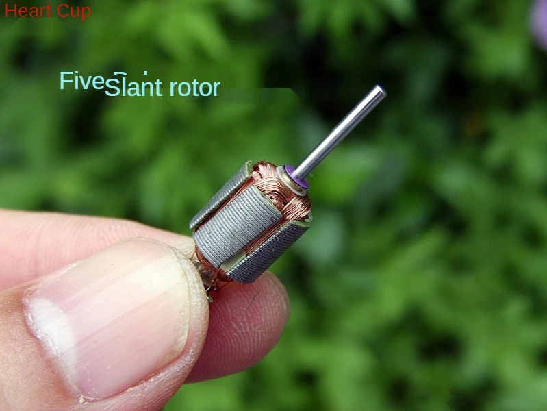 Компенсационная щетка с 5 полюсами наклонный ротор 12 вольт 36500 об/мин