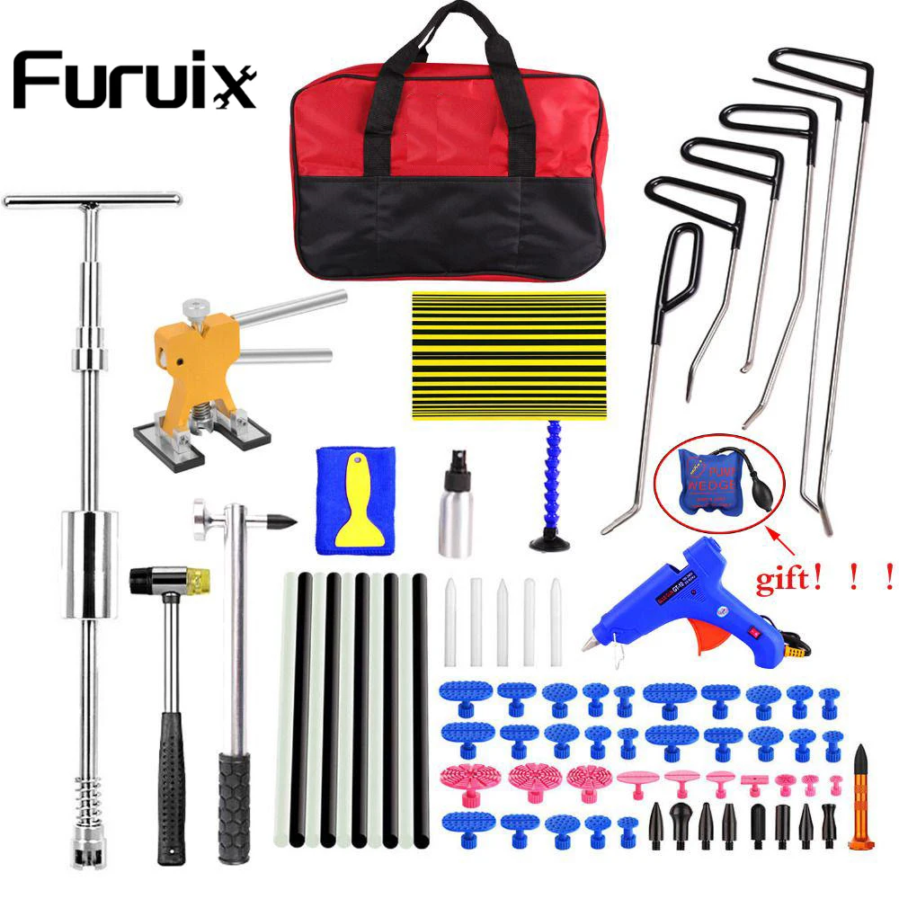 

FURUIX комбинированный набор инструментов для ремонта тела, набор инструментов для удаления вмятин, набор инструментов для вмятин