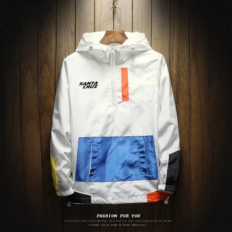 Мужская непродуваемая куртка Повседневная Уличная водонепроницаемая с