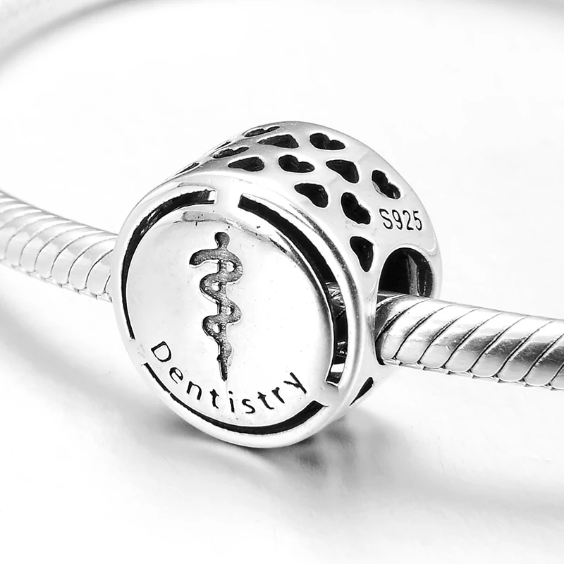New Fashion 925 Sterling Silver Twelve job occupation Accessories beads Fit Original European Charm Bracelet Jewelry making | Украшения и