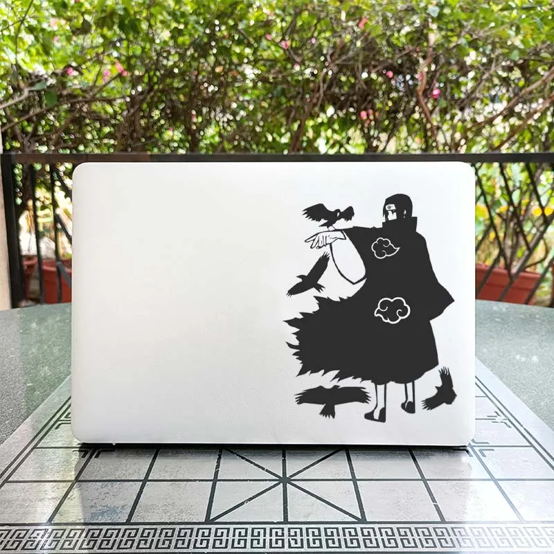 

Akatsuki Ninja Japan Anime Vinyl Laptop Sticker for Macbook Pro 13 Skin Air Retina 14 15 Inch Mac PS4 Window Car Notebook Decal