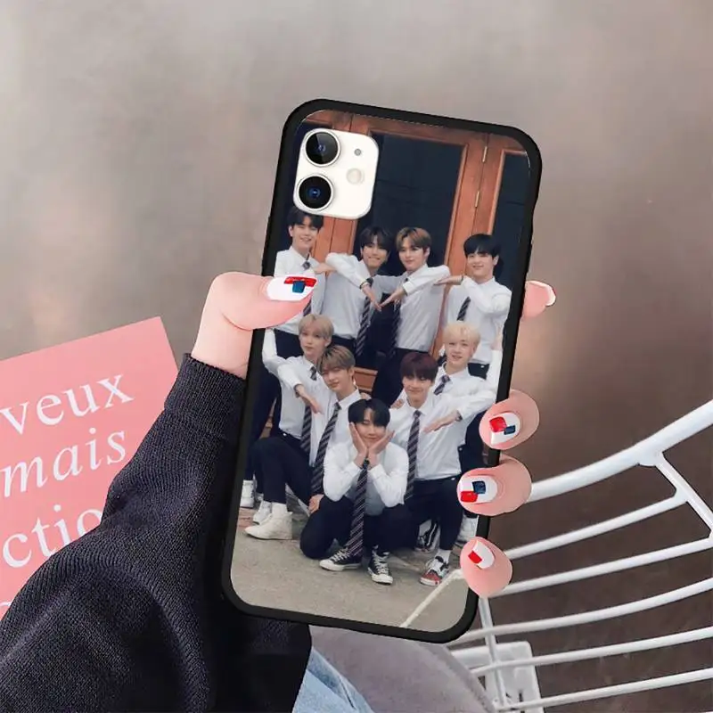 

kpop Stray Kids pattern case for airpods Phone Case for iPhone 11 12 pro XS MAX 8 7 6 6S Plus X 5S SE 2020 XR