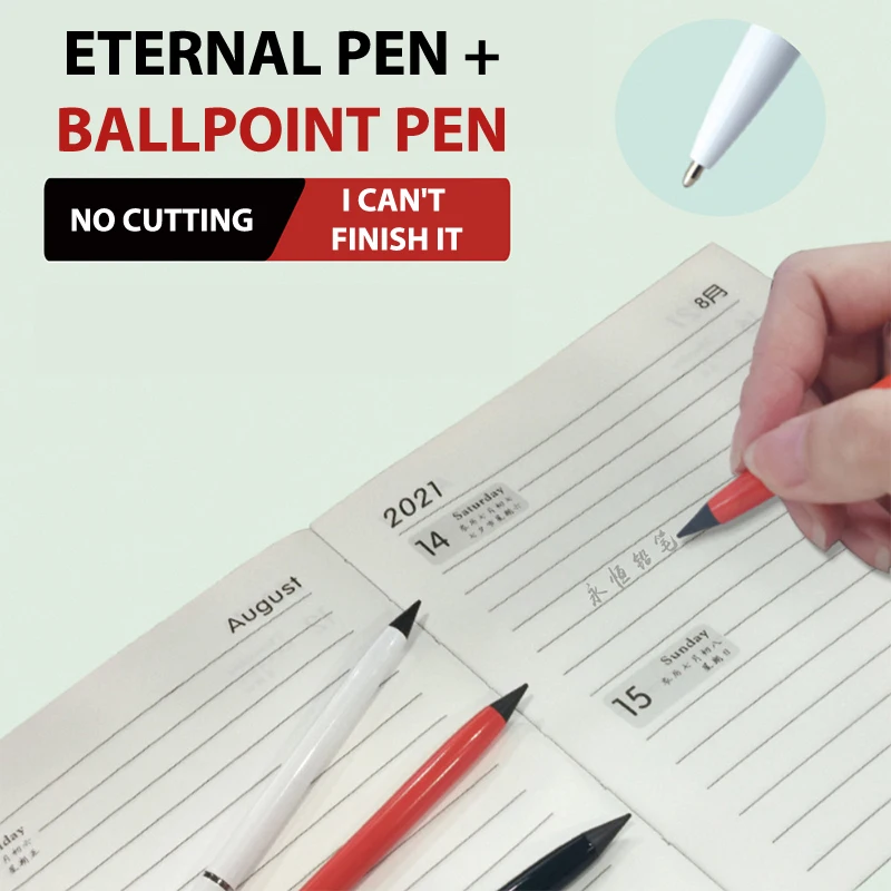 

Технология неограниченного письма металлический Перманентный карандаш и Шариковая ручка без чернил
