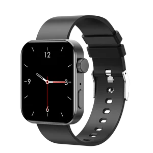 2021 1 75 inch smart watch silica watchband 240280 hd screen women men smartwatch magnet wire charging for android huawei apple free global shipping